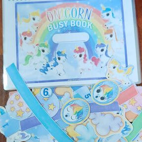 Unicorn Themed Busy Book